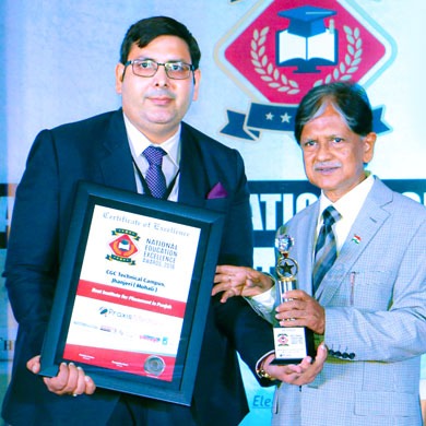 Award for Best Placements in Punjab